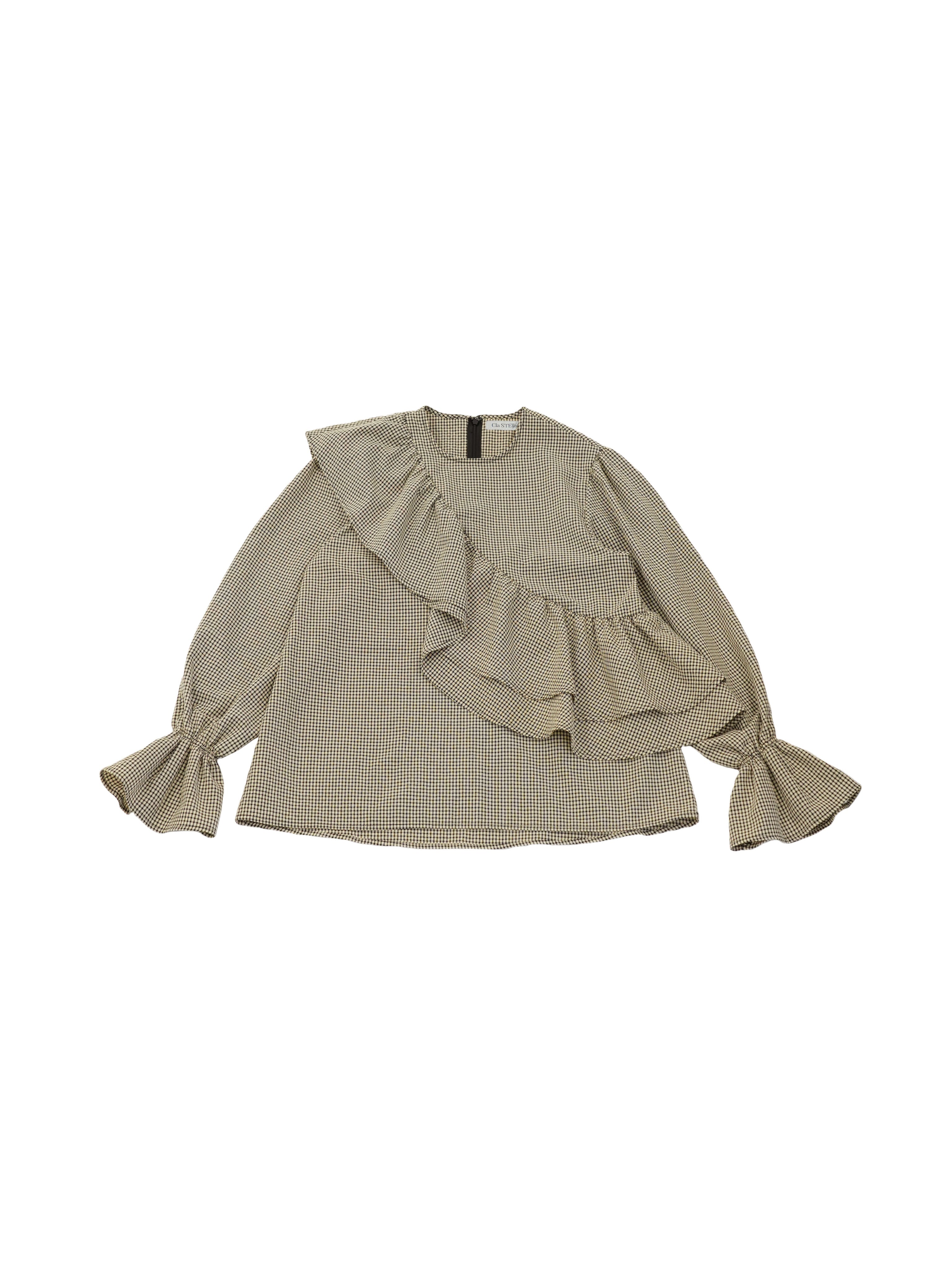 受注販売】round frill blouse【CLASSIC CHECK】 – ClaSTEllaR