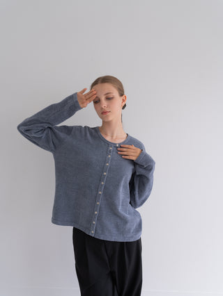 Gloss knit cardigan