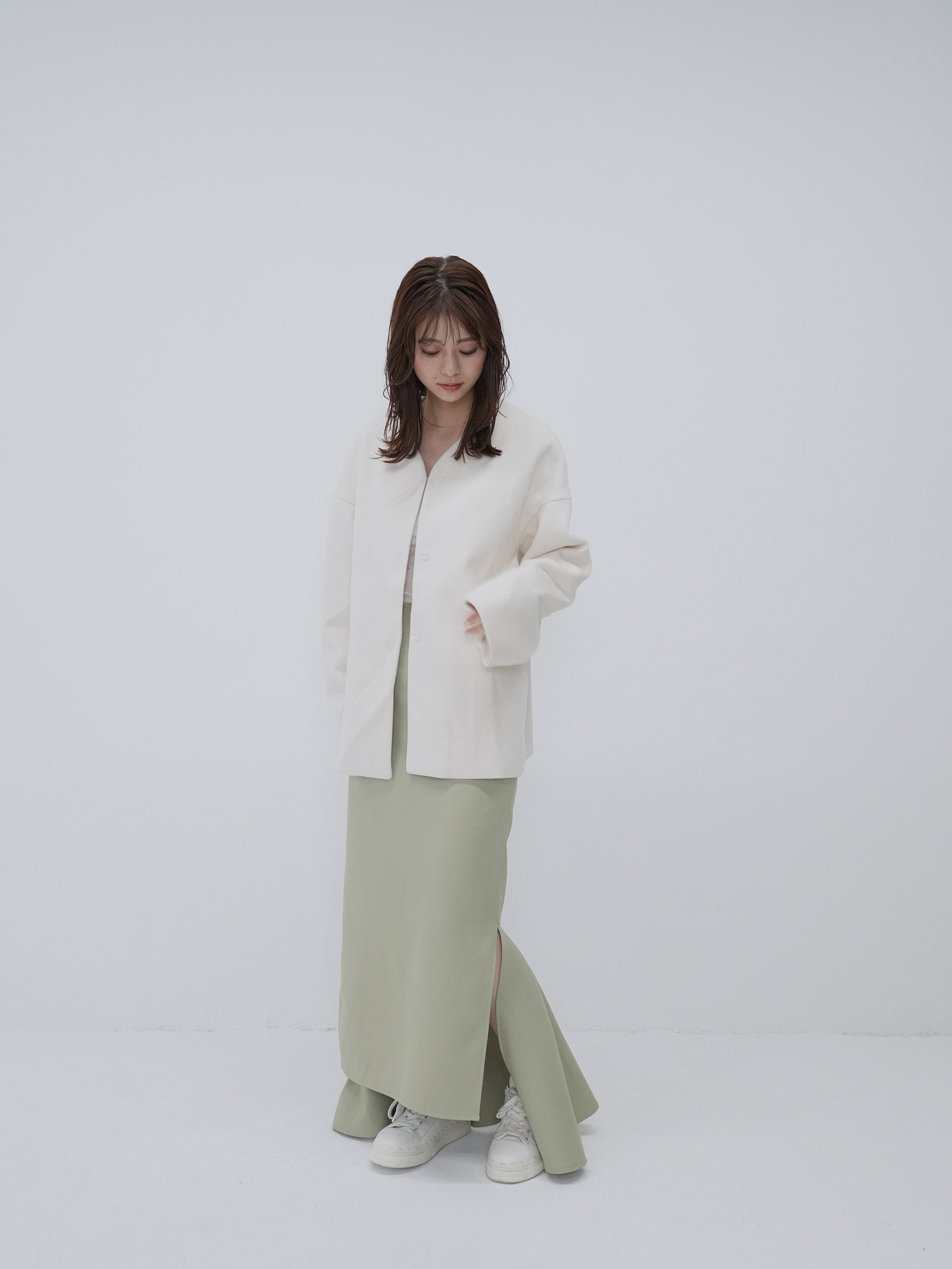 No-collar short coat – ClaSTEllaR