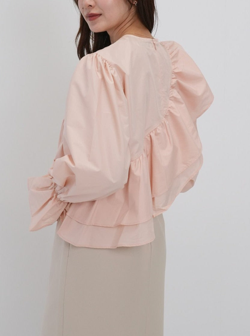 新素材新作 round frill ClaSTEllaR – blouse トップス