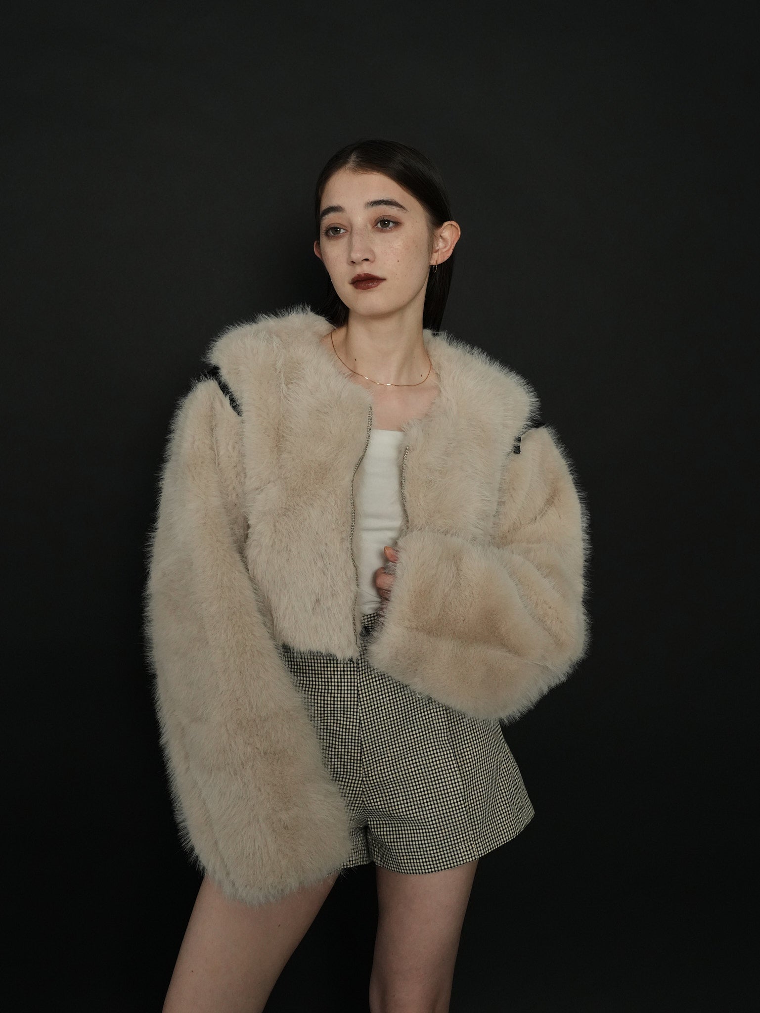 thevirgins ファーコート Lamb collor fur coat - メルカリ