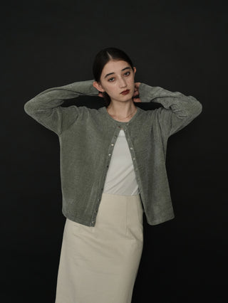 Gloss knit cardigan