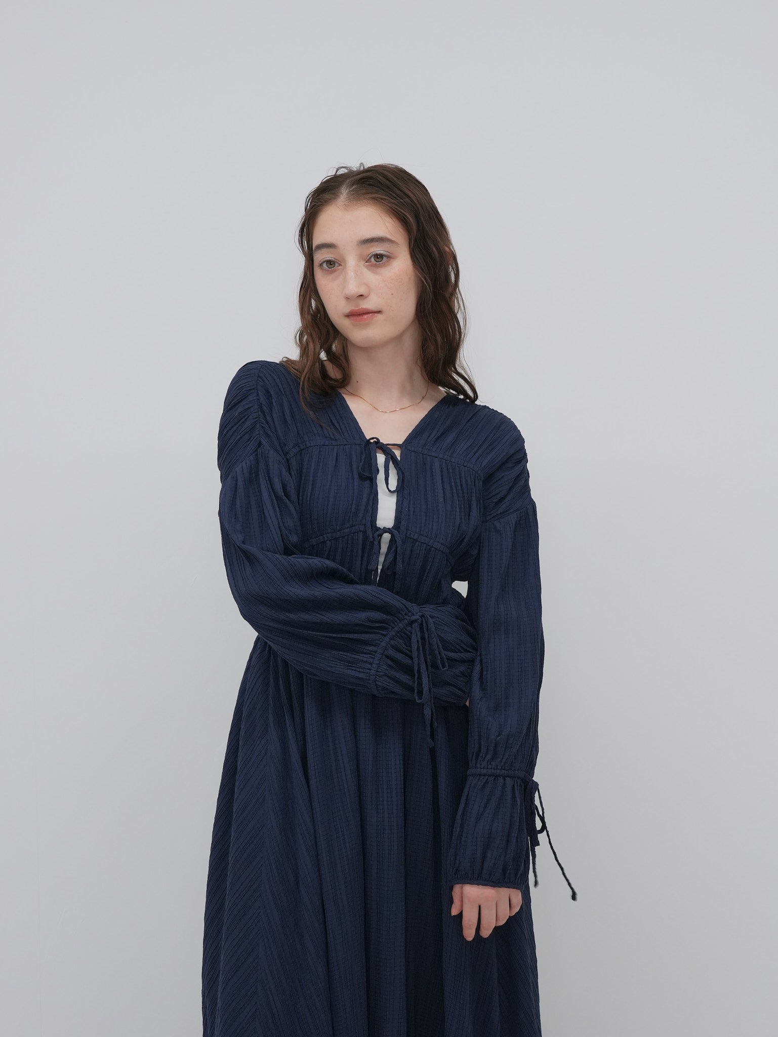 クレープ★トップステッチ★ラップワンピース★ CLAUDIE PIERLOT $_57.JPG?set_id=880000500F