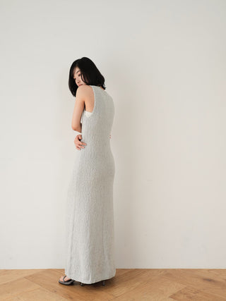 Long knit dress