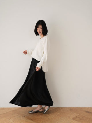 Back open long T-shirt