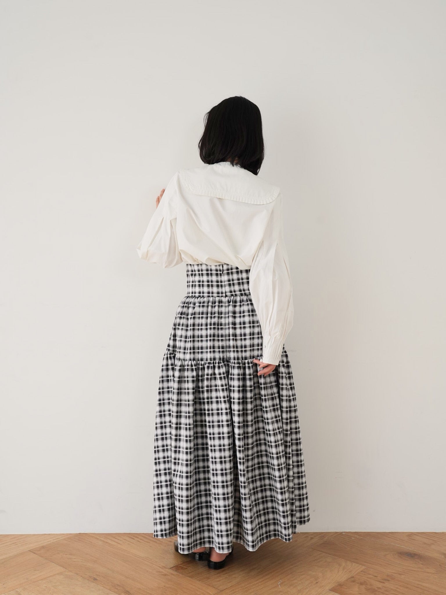 完売カラー ClaSTEllaR Styleup skirt ホワイト サイズ1 Styleup skirt – ClaSTEllaR