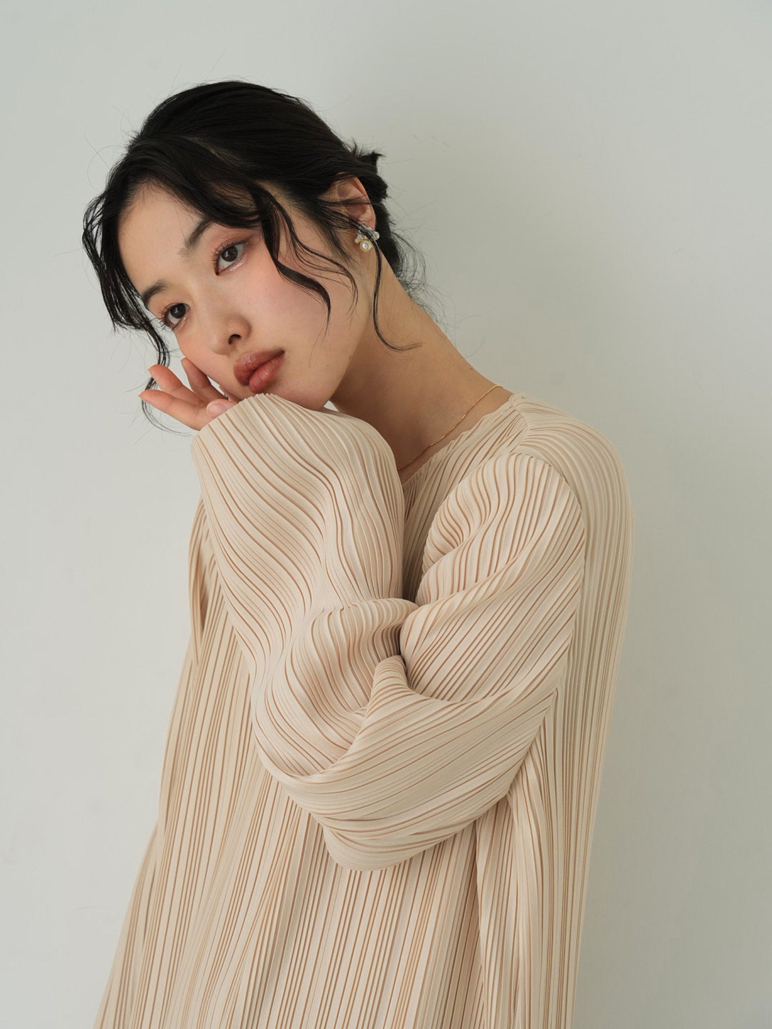 Pleated long dress – ClaSTEllaR