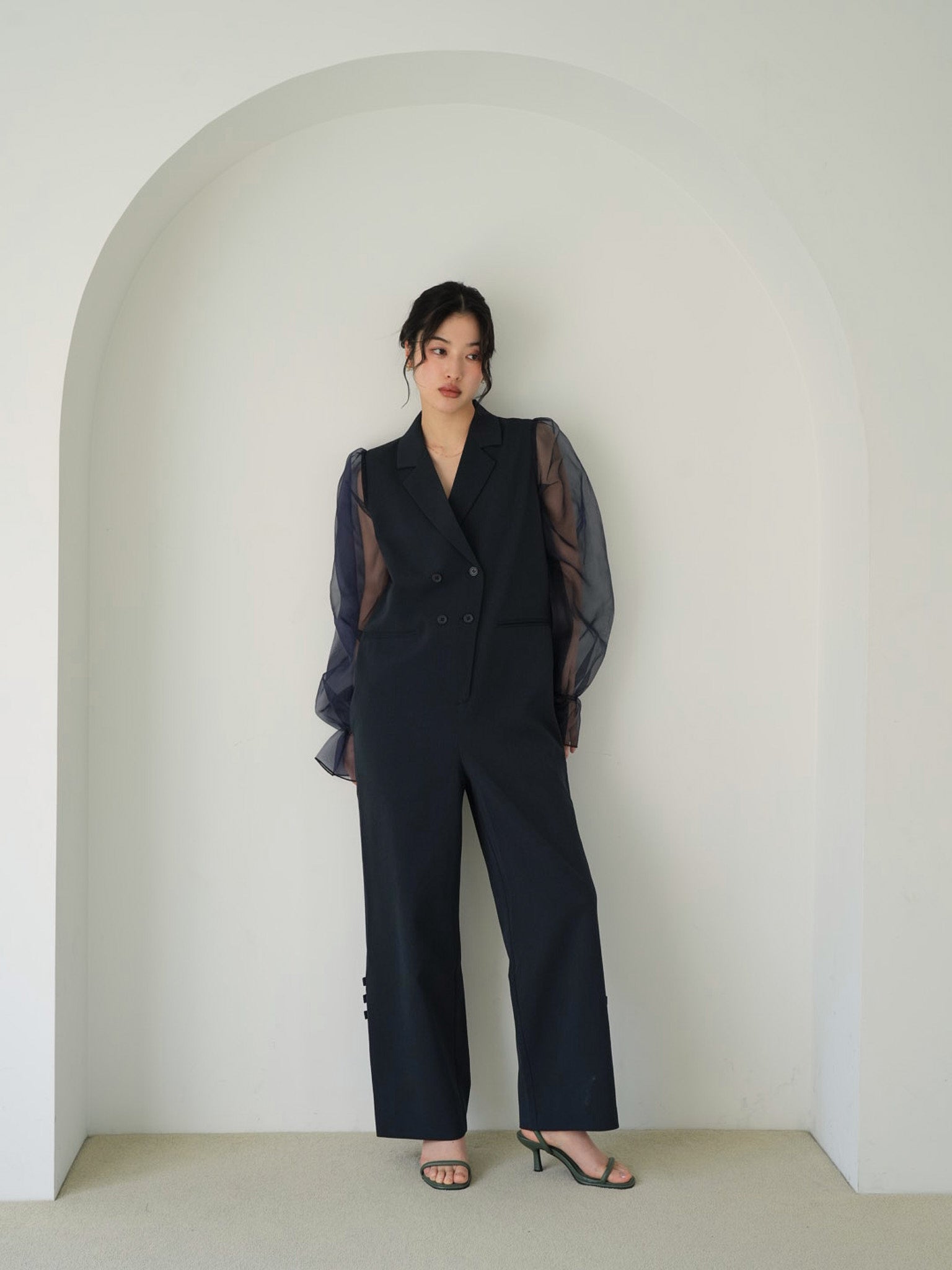 Pleated long dress – ClaSTEllaR